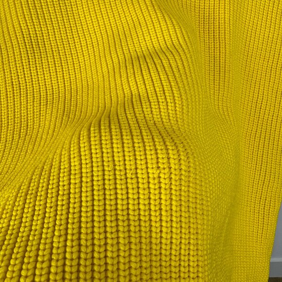 JACQUEMUS KNITTED HOODIE YELLOW - Picture 7 of 7